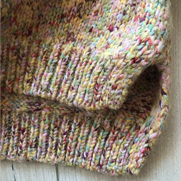 Persodea Japanese Brand Mohair Blend Marled Sweater Size LL - Picture 6 of 10